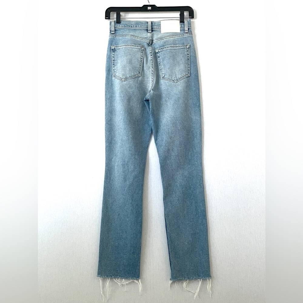 Grlfrnd The Piper Super High Rise Stretch Slim Crop in La Jolla - Picture 5 of 13